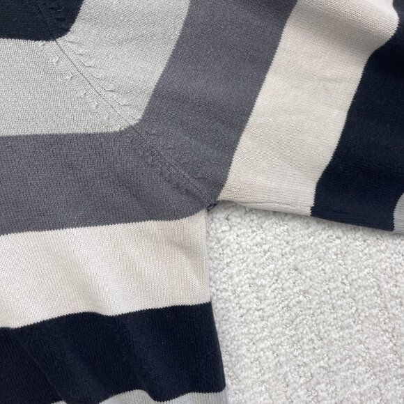 Y2K Hurley Mens Pullover Sweatshirt Long Sleeve Striped Men Sz M Surf Read - Picture 10 of 16